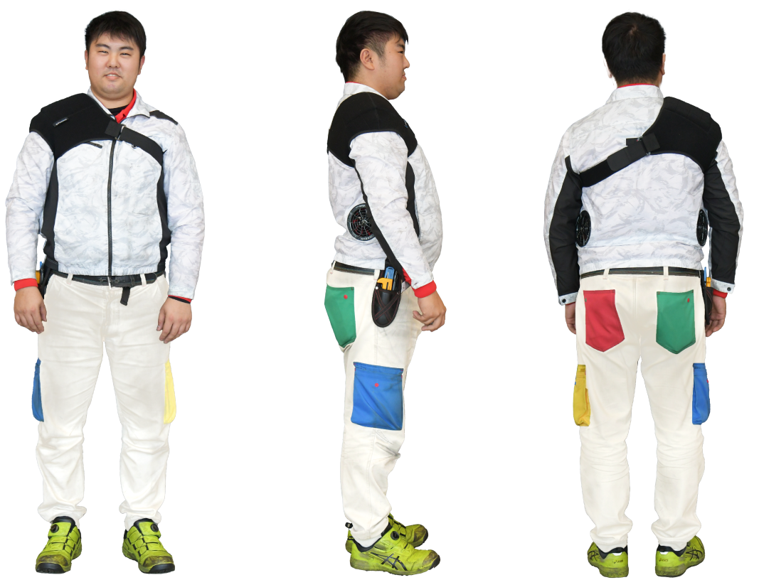 身長175cmガッチリ体型